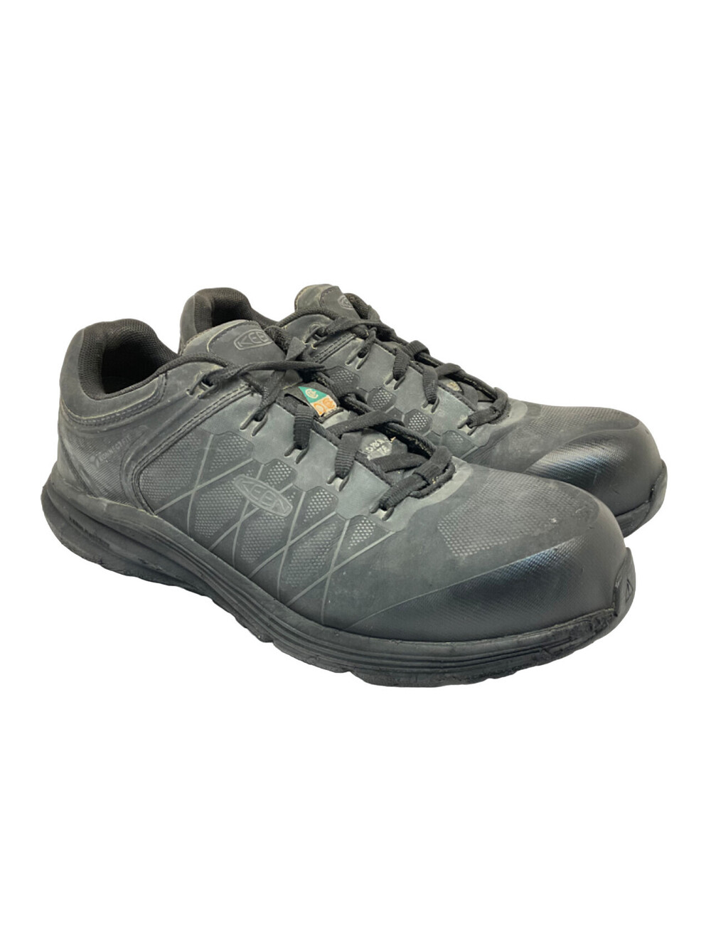 KEEN Men's Low-Cut Vista Energy XT Carbon Fiber-Toe CSA Work Shoes Black 10D